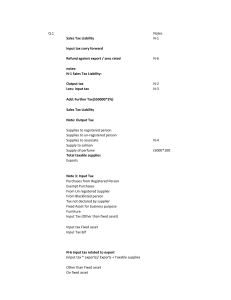 sales tax solution NUMERIACL