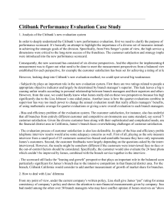 pdfcoffee.com citibank-performance-evaluation-case-studydocx-pdf-free
