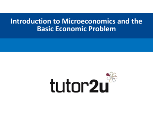 1.1 Introduction To Microeconomics