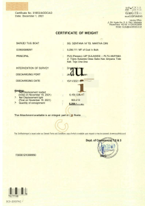 CERTIFICATE BONGKAR 16 - 19 NOP 2021 AMPANA