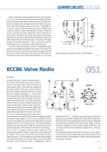 Ecc86 valve radio