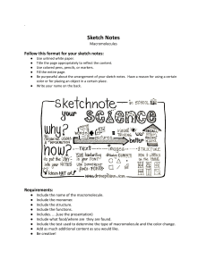 Sketch Notes - Biochemistry