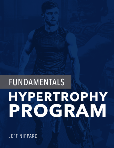jeff nippards fundamentals hypertrophy programpdf