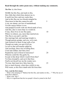 John Donne's "The Flea" Step-by-Step Analysis
