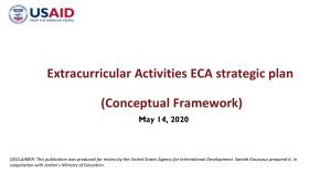 ECA Strategic Planning  USAID May14 2020