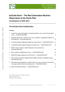 Katori IceCube-Gen2 - The Next Generation 2015 arXiv