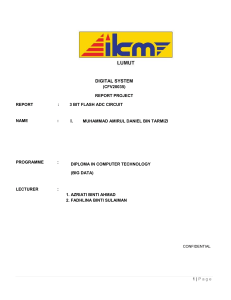 3-Bit Flash ADC Circuit Report Project