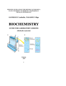 Biochemistry Lab Guide: Proteins, Enzymes, Metabolism