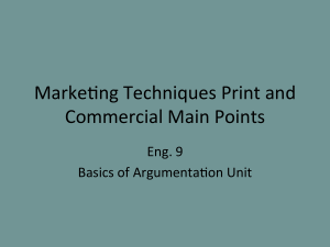 marketing unit main points  (2)