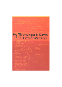 He Tirohanga o Kawa kē te Tiriti o Waitangi (1)
