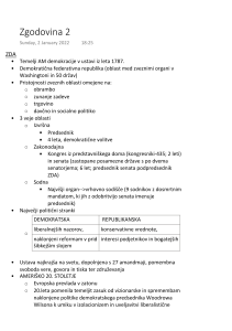 Zgodovina 2: ZDA, VB, Francija v 20. stoletju