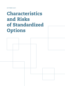 Standardized Options: Characteristics and Risks