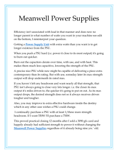 Meanwell Power Supplies