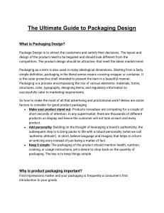 The Ultimate Guide to Packaging Design in Delhi