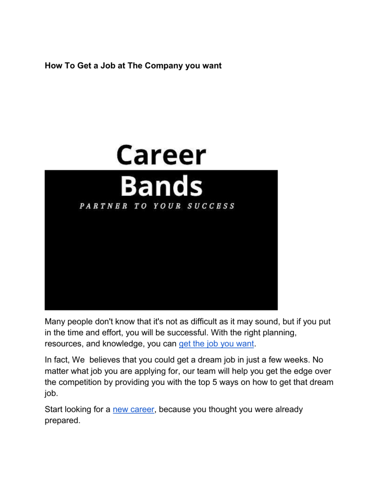 how-to-get-the-job-you-want