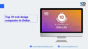 Top 10 web design companies in Dallas