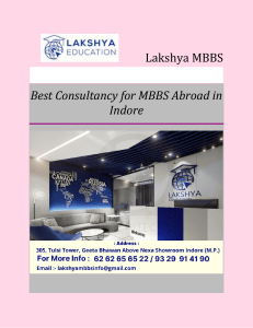 Best Consultancy for MBBS Abroad in Indore