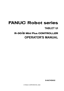 Tablet TP operator manual [B-84274EN 02]