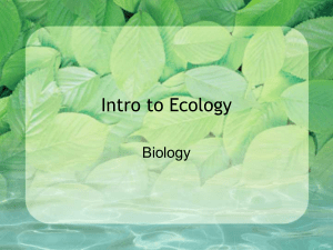 Intro to Ecology (1)