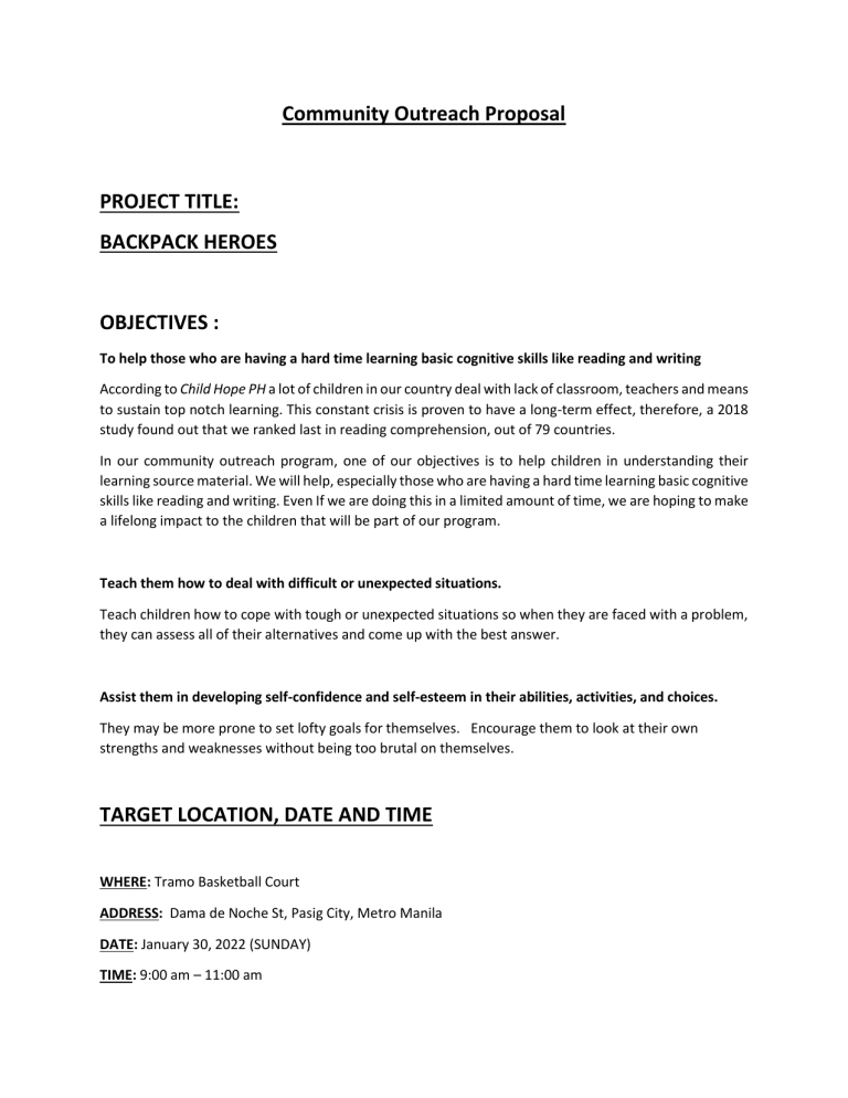 Community Outreach Proposal duplicate Copy