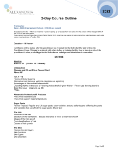 2-Day Course Outline