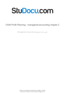 ch09-profit-planning-managerial-accounting-chapter-2