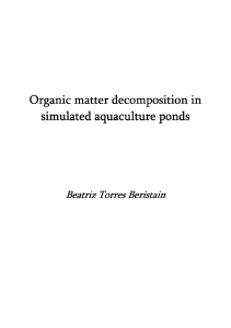 Organic Matter Decomposition in Aquaculture Ponds