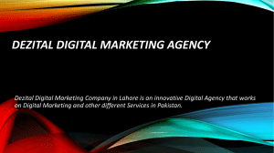 Dezital Digital Marketing Agency in Pakistan 2022 - eCommerce Development