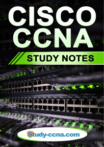 CCNA 200-301 Study notes v1.3