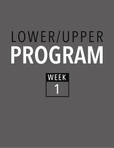 Lower:Upper Program 