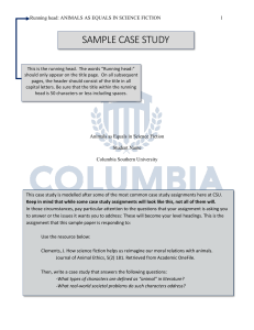 Case Study APA 6th Edition