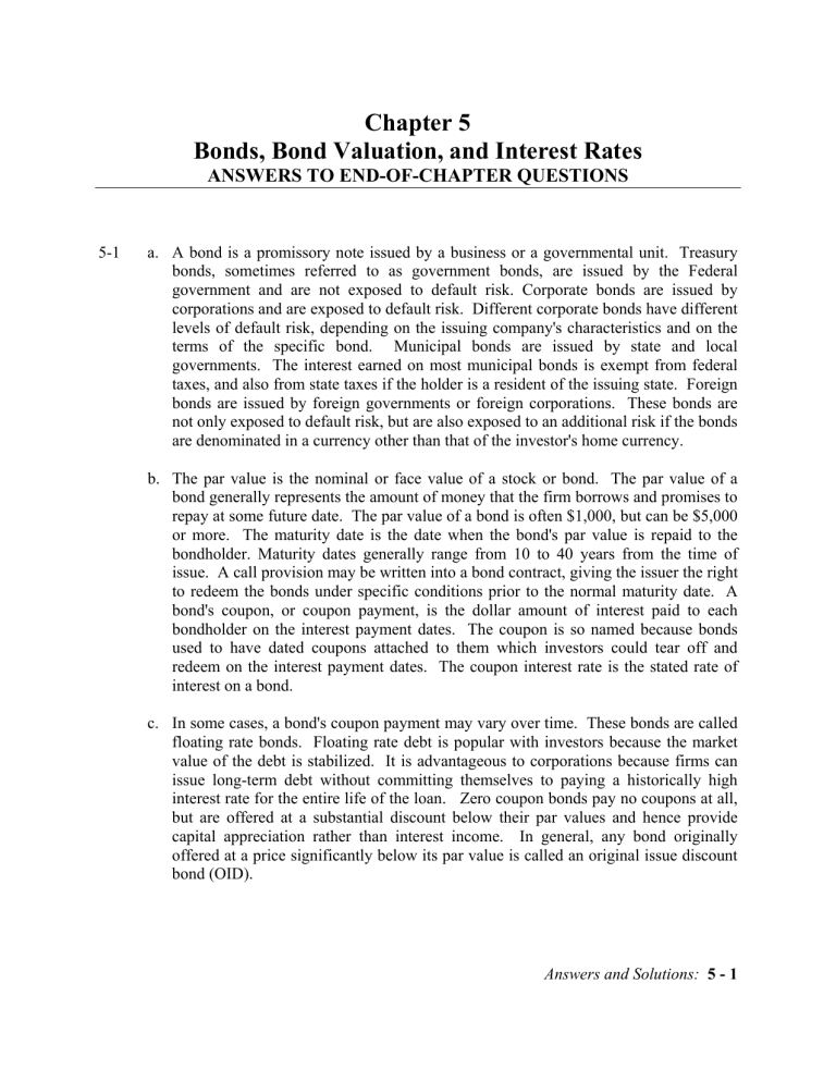 FM12 Ch 05 Solutions Manual