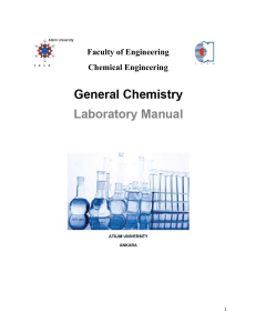 CHE 105 Lab Manual 20-21 Fall