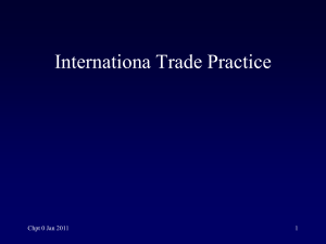 international trade practice week 13