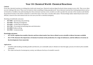 chemical reactionsprogram2017