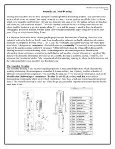 assembly and detail drawings reading