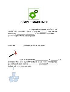 Copy of Guided notes for Science - Simple Machines