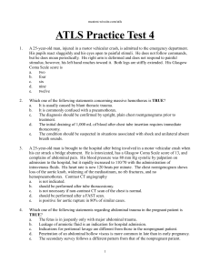 ATLS Practice Test 4
