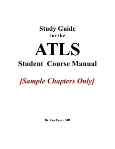 ATLS Study Guide