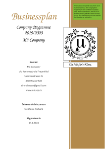 businessplan mue-company