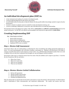 Individual Development Plan Guidance Tool