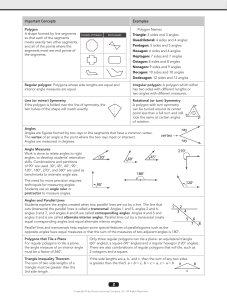 Geometry Concepts