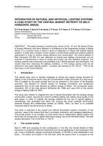 PLEA1999- INTEGRATION OF NATURAL AND ARTIFICIAL LIGHTING SYSTEMS-A C