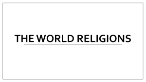 The World Religions