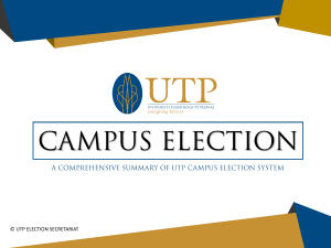 UTP Campus Election System (Summary)