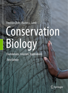 Fred Van Dyke, Rachel L. Lamb - Conservation Biology  Foundations, Concepts, Applications-Springer International Publishing Springer (2020)