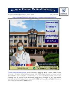 Crimean Federal Medical University