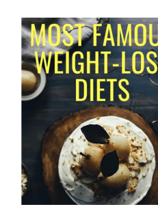 must famous weight-loss diet 