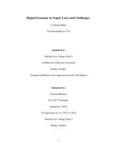 Digital Economy Laws and Challenges- Latest