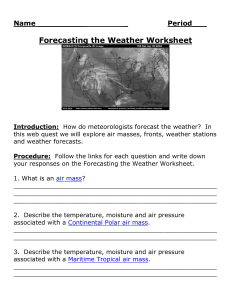 Forecasting-the-Weather-Webquest 1